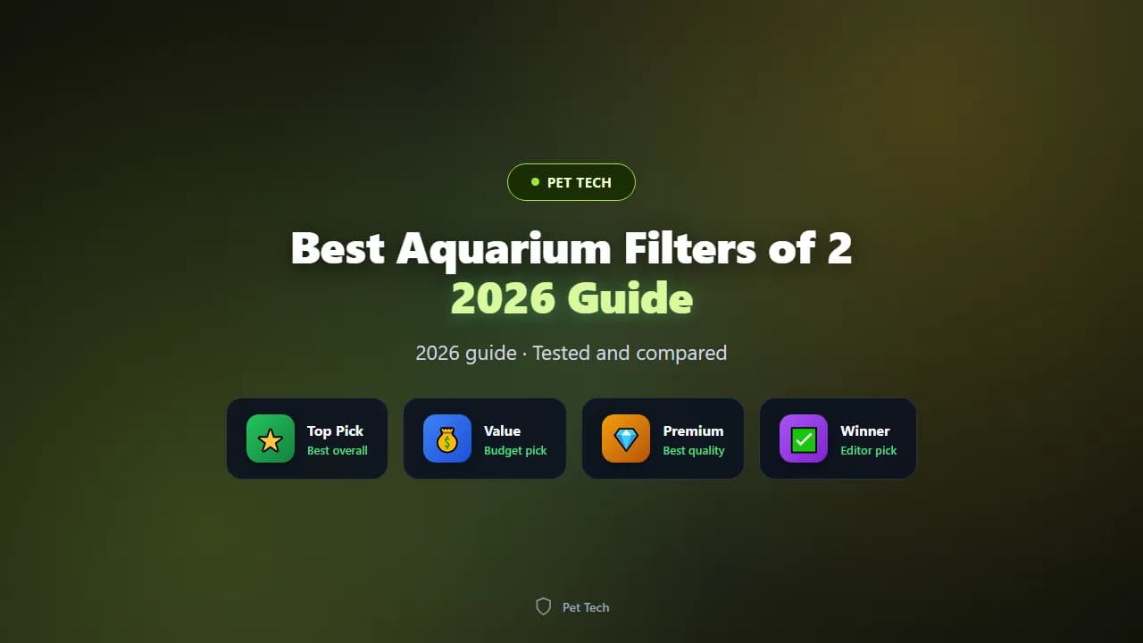Best Aquarium Filters for Crystal-Clear Tanks