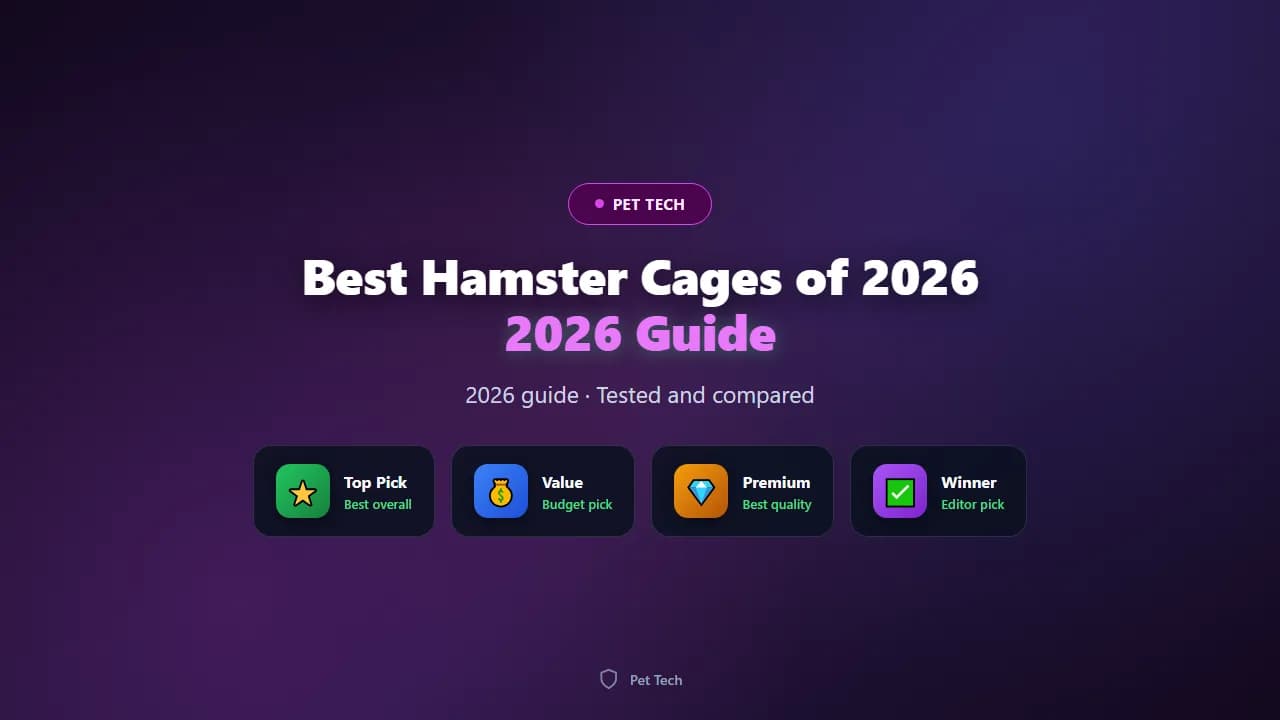 Best Hamster Cages: Big Habitats for Small Pets