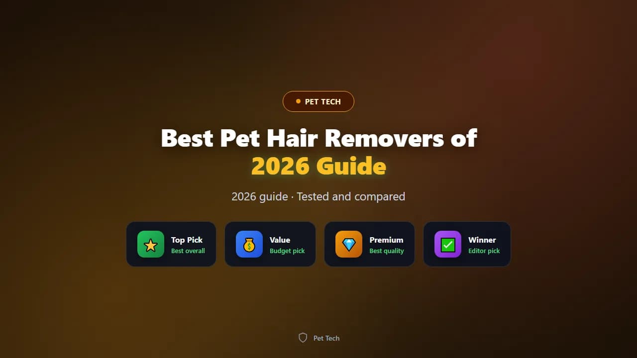 Best Pet Hair Removers of 2026 for Couches and Carpets